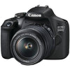 Canon EOS 2000D / Rebel T7 DSLR Camera Bundle with 18 to 55mm Zoom Lens + 64GB Card + Case + ZeeTech Accessory (International Version)